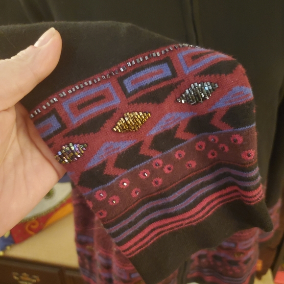 CHICO'S Design Beaded Cardigan - Picture 5 of 7